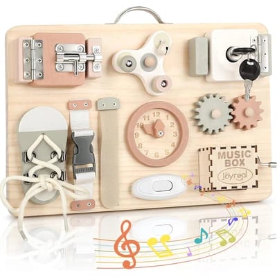 Joyreal wooden busy board