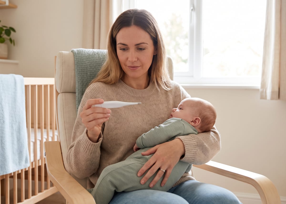 Baby fever: when to call 111 or seek medical help