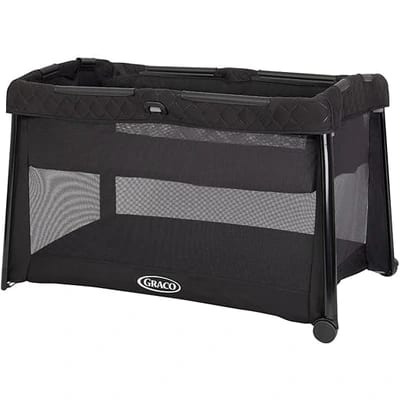 Graco FoldLite LX travel cot with bassinet