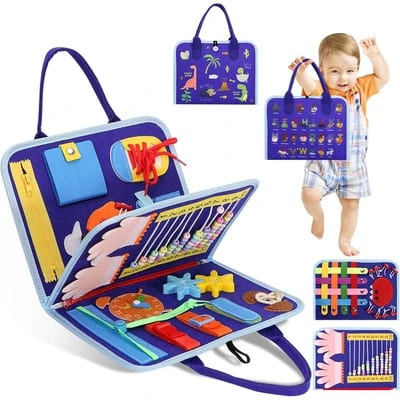 TuDou Montessori-style busy board