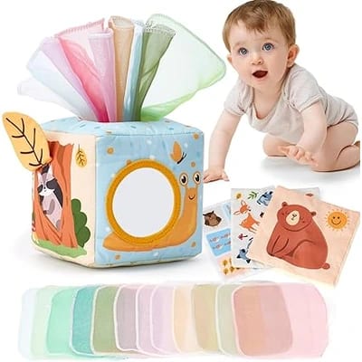 hahaland baby tissue box posting toy