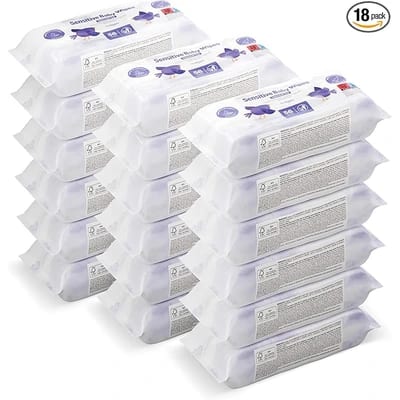 by Amazon Sensitive baby wipes