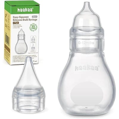 Haakaa silicone bulb-style nasal aspirator
