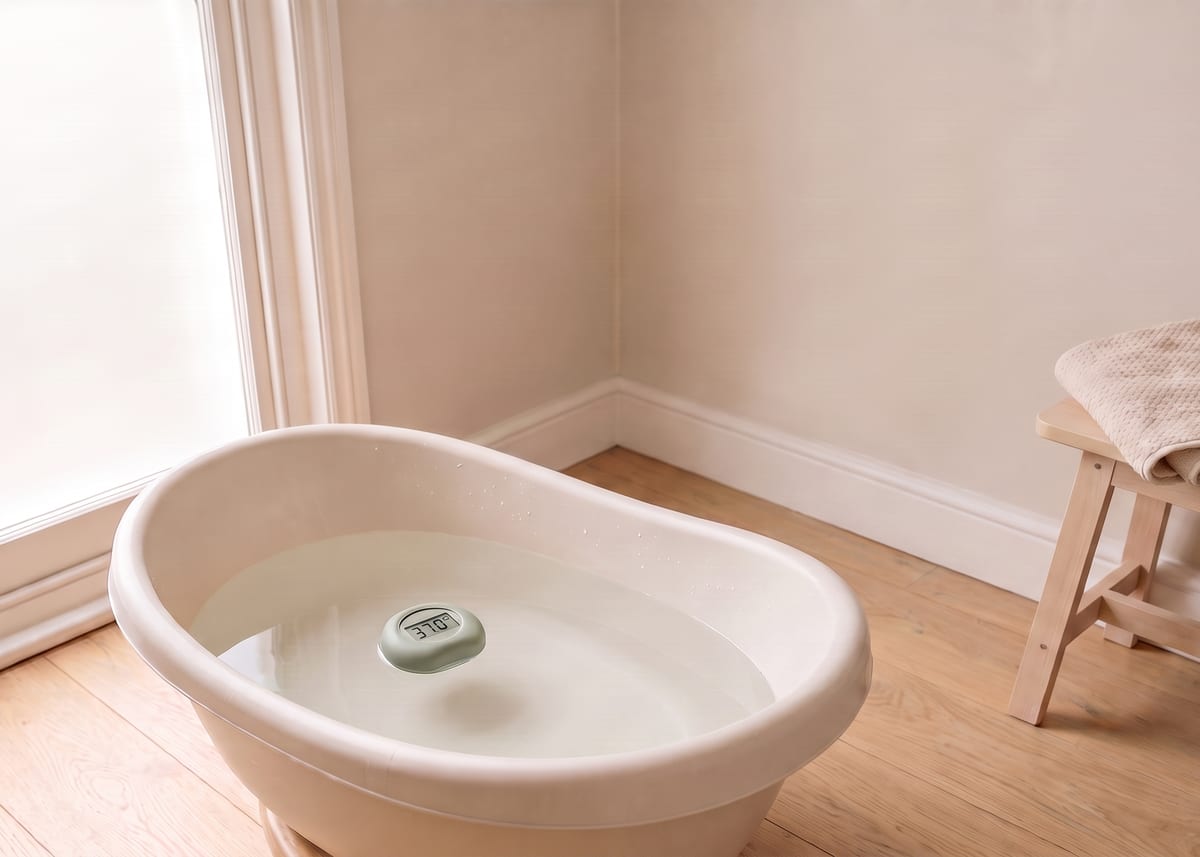 What temperature should a baby bath be?