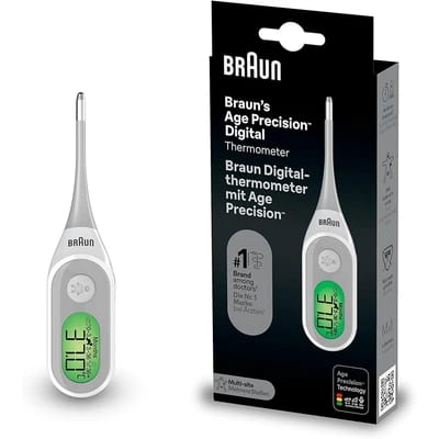 Braun Age Precision PRT2000 digital stick thermometer