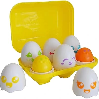 Toomies Hide and Squeak Eggs shape sorter