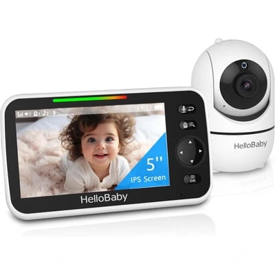 HelloBaby HB6550 Non-Wi-Fi Video Baby Monitor