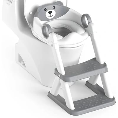 RABB 1ST Bear toilet training seat with step