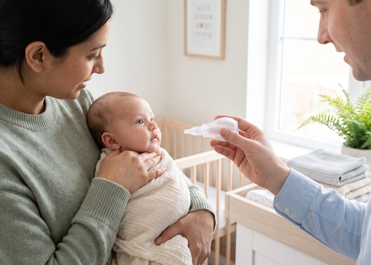 How to use a baby nasal aspirator safely