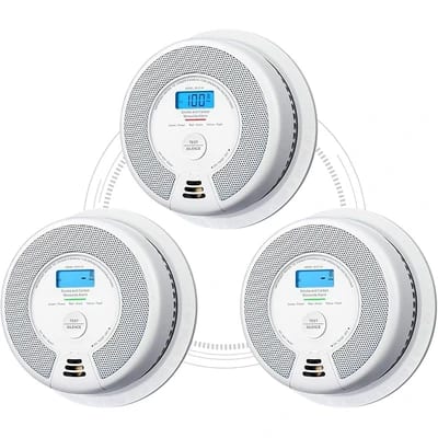 X-Sense SC07-W interlinked smoke and CO alarm 3-pack