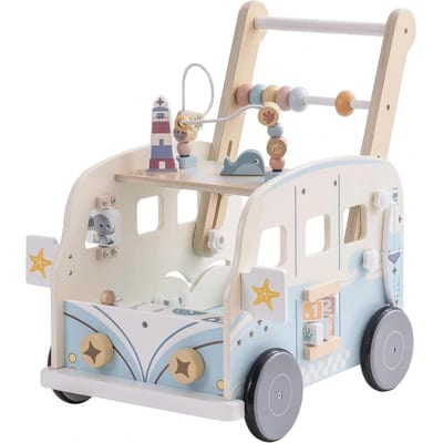 ROBUD wooden baby activity walker