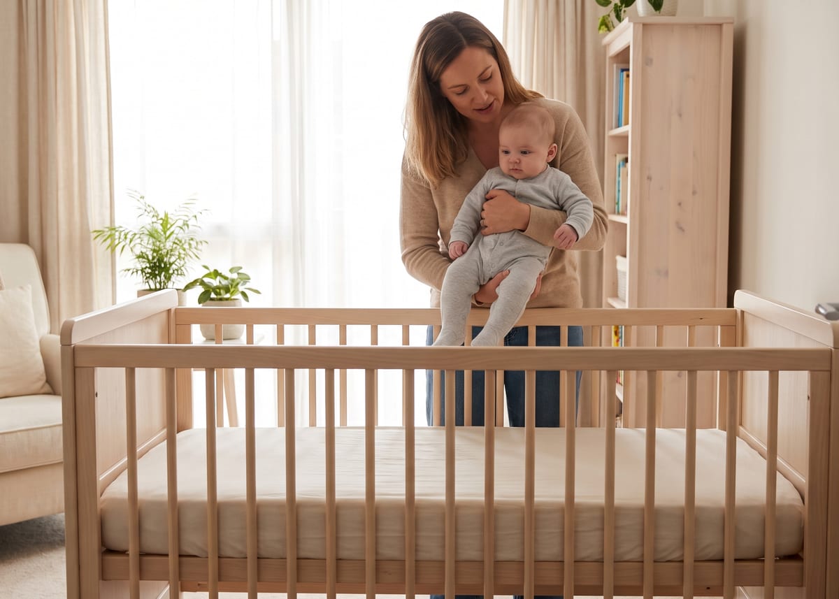 When can a baby sleep with a pillow or duvet?