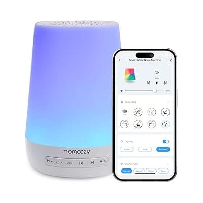 Momcozy smart baby sound machine and toddler sleep trainer