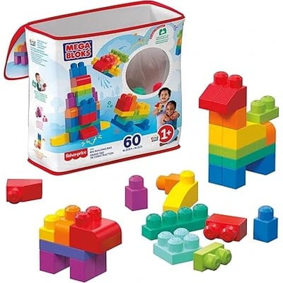 MEGA BLOKS Big Building Bag toddler building blocks