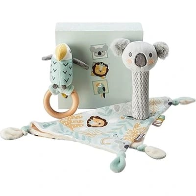 Nuby Animal Adventures newborn baby gift set
