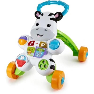Fisher-Price Learn with Me Zebra push-along baby walker
