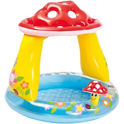 Intex Mushroom shaded baby paddling pool